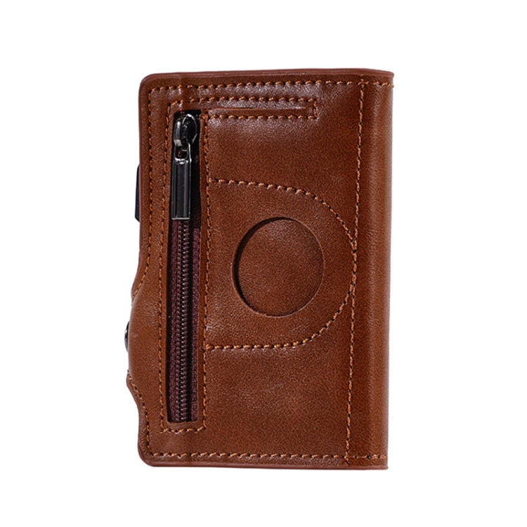 FY2404 RFID Anti-magnetic Double Ear Buckle PU Card Bag