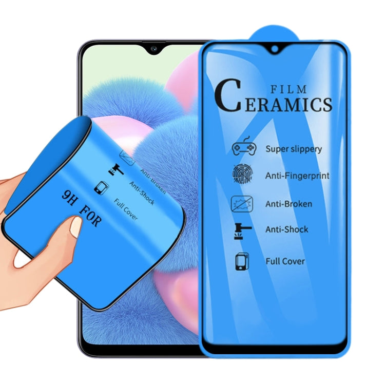 For Samsung Galaxy A30s 2.5D Full Glue Full Cover Ceramics Film