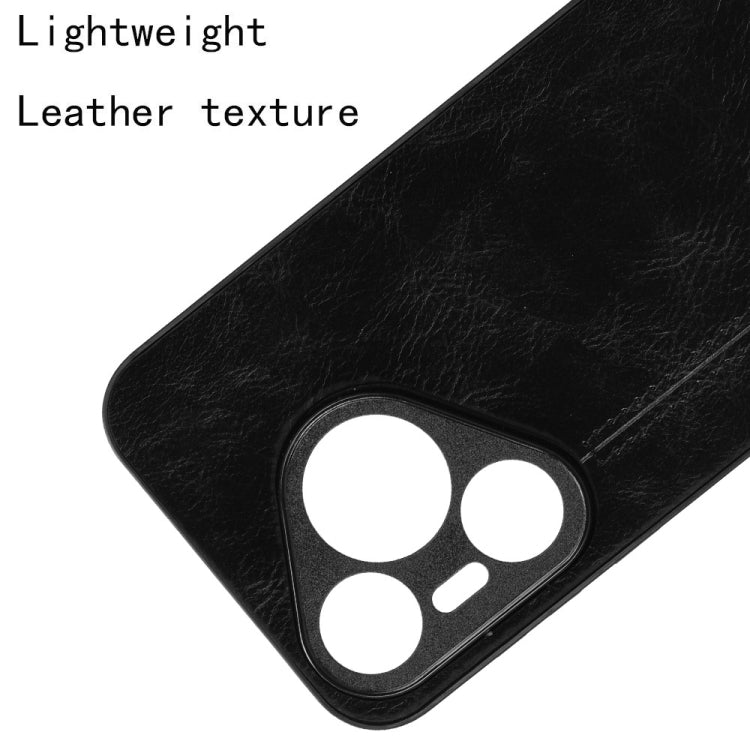 For Huawei Pura 70 Cow Pattern Sewing Card Bag Phone Case