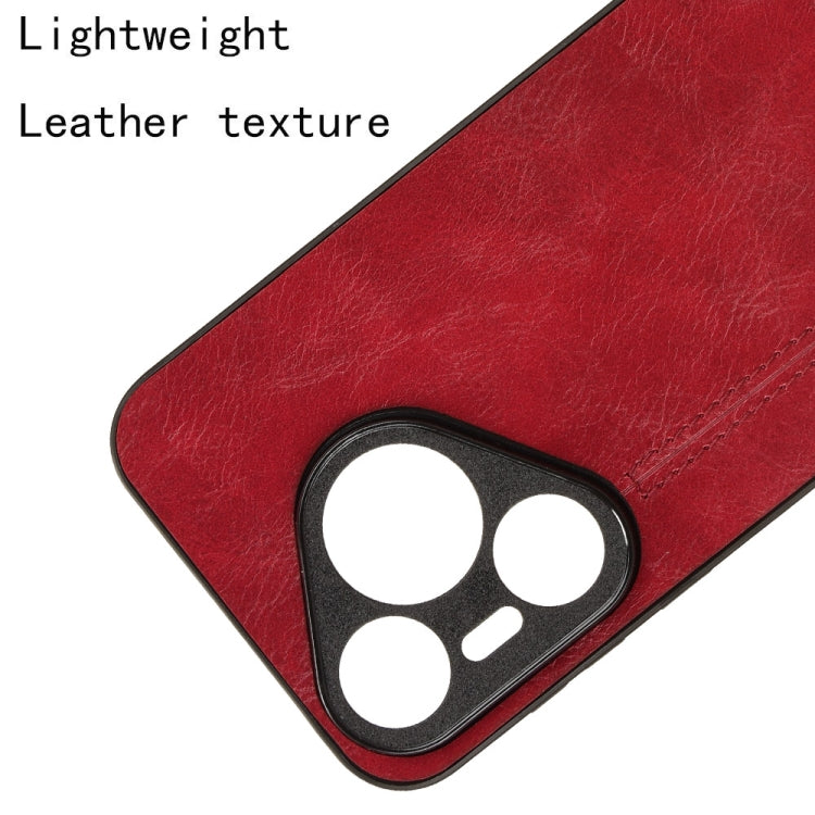 For Huawei Pura 70 Cow Pattern Sewing Card Bag Phone Case