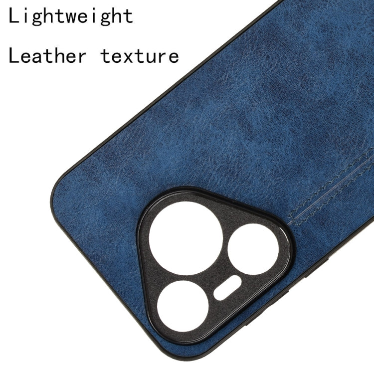 For Huawei Pura 70 Cow Pattern Sewing Card Bag Phone Case