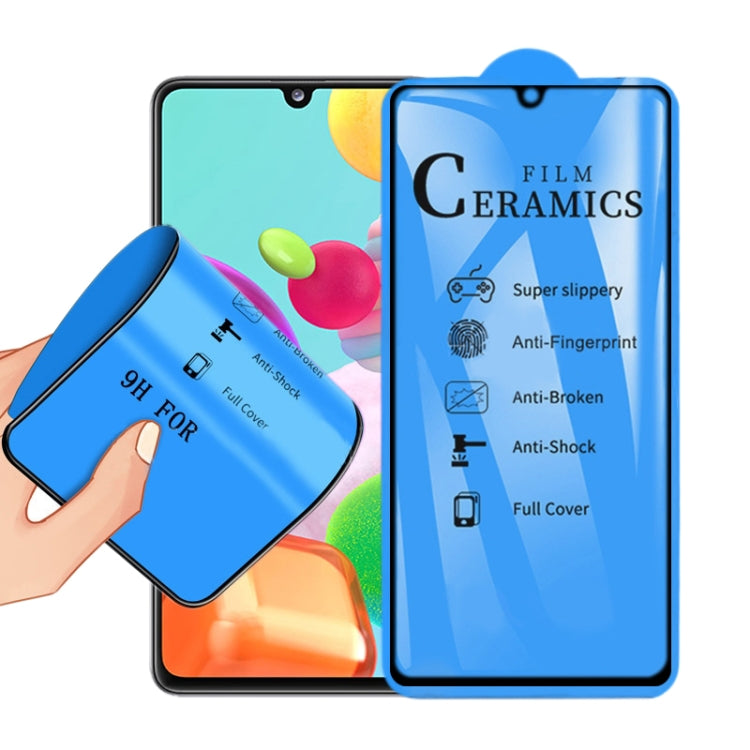 For Samsung Galaxy A41 2.5D Full Glue Full Cover Ceramics Film