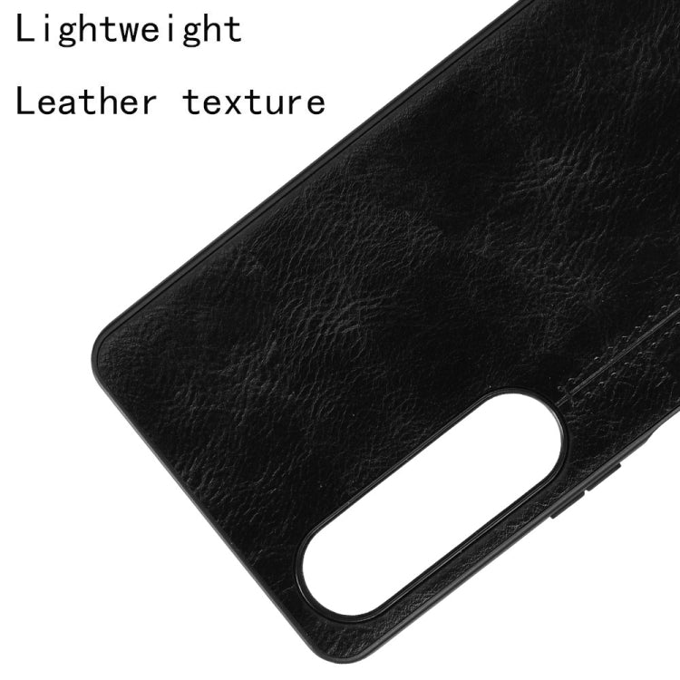For Sony Xperia 1 VI Cow Pattern Sewing Card Bag Phone Case