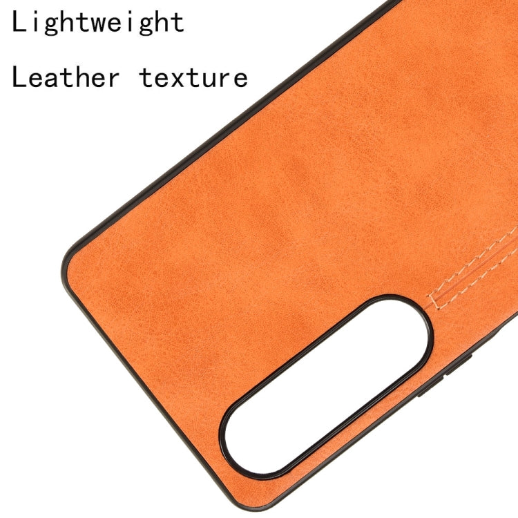 For Sony Xperia 1 VI Cow Pattern Sewing Card Bag Phone Case