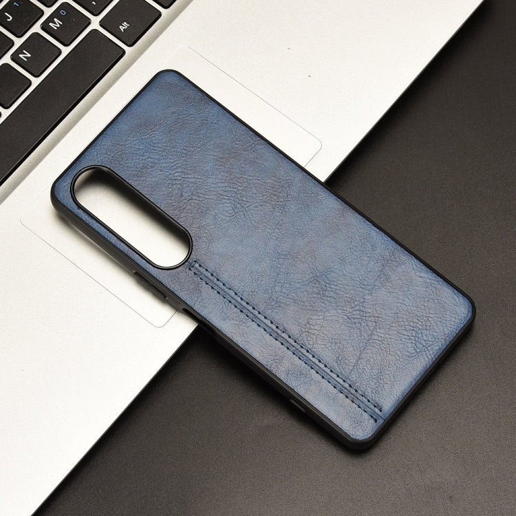 For Sony Xperia 1 VI Cow Pattern Sewing Card Bag Phone Case