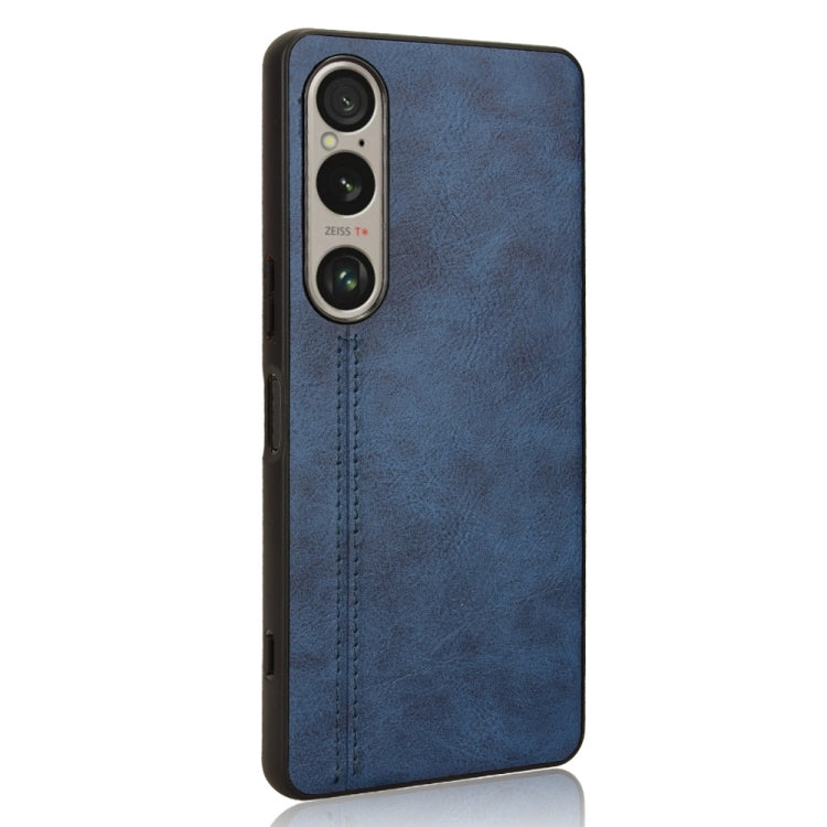 For Sony Xperia 1 VI Cow Pattern Sewing Card Bag Phone Case