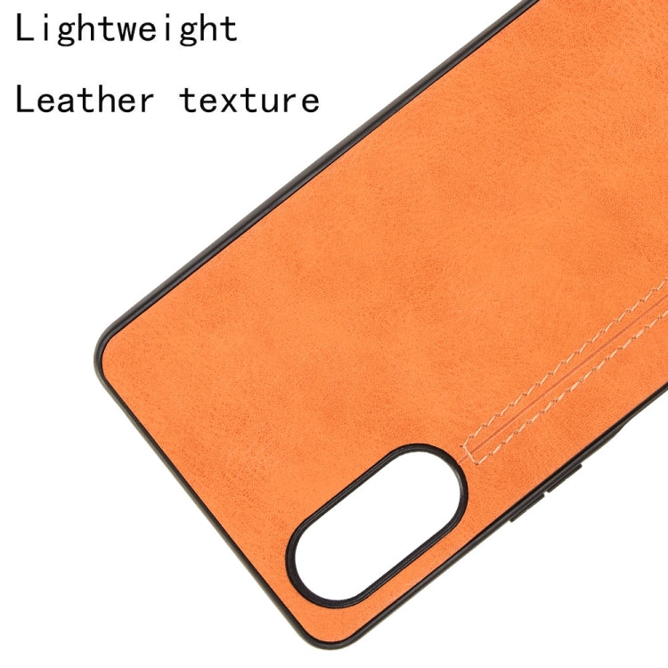 For Sony Xperia 10 VI Cow Pattern Sewing Card Bag Phone Case