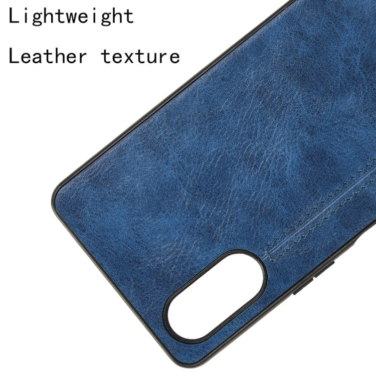 For Sony Xperia 10 VI Cow Pattern Sewing Card Bag Phone Case