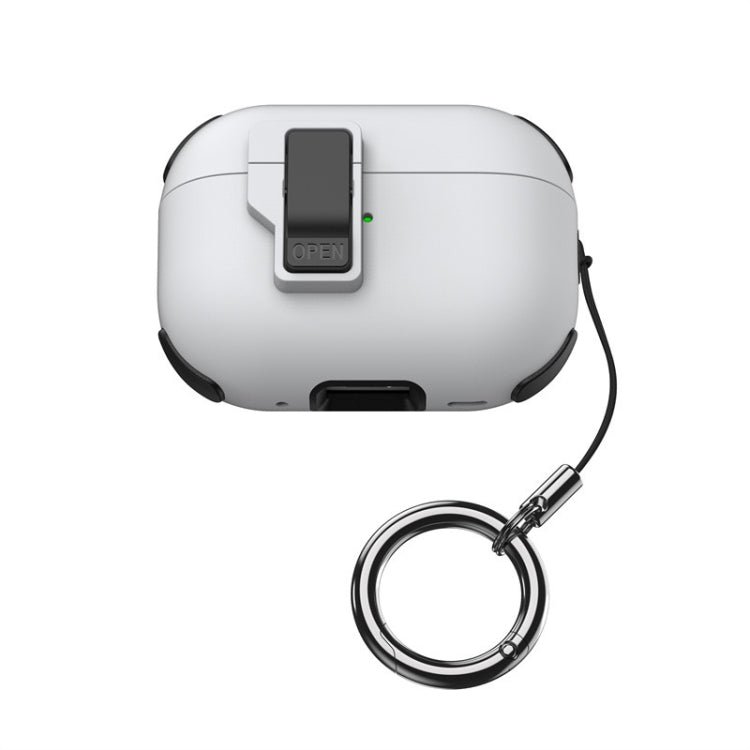 For AirPods Pro 2 Mechanical Switch Lock Bluetooth Earphone Protective Case