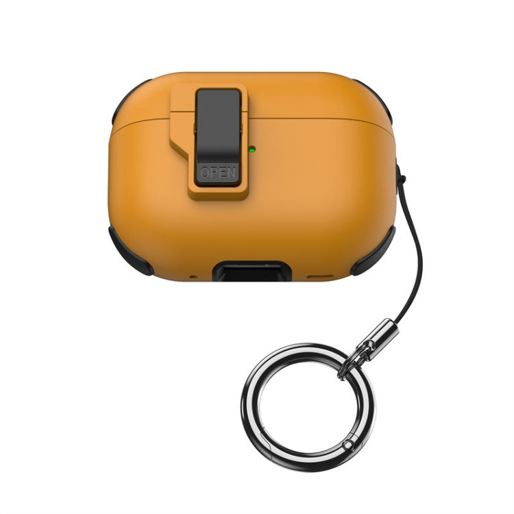For AirPods Pro 2 Mechanical Switch Lock Bluetooth Earphone Protective Case