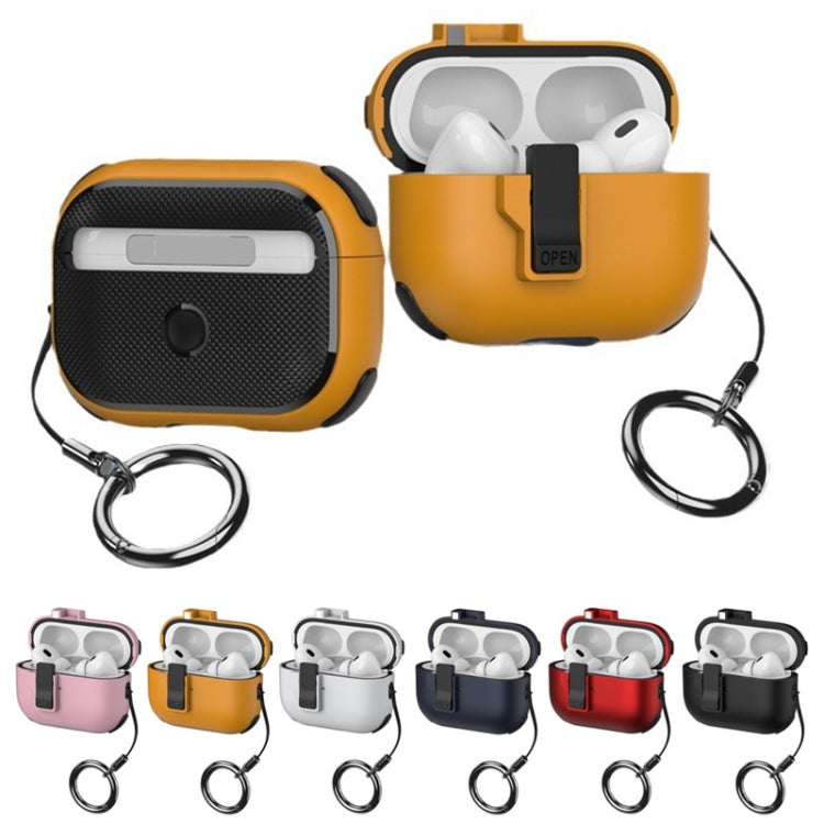 For AirPods Pro 2 Mechanical Switch Lock Bluetooth Earphone Protective Case