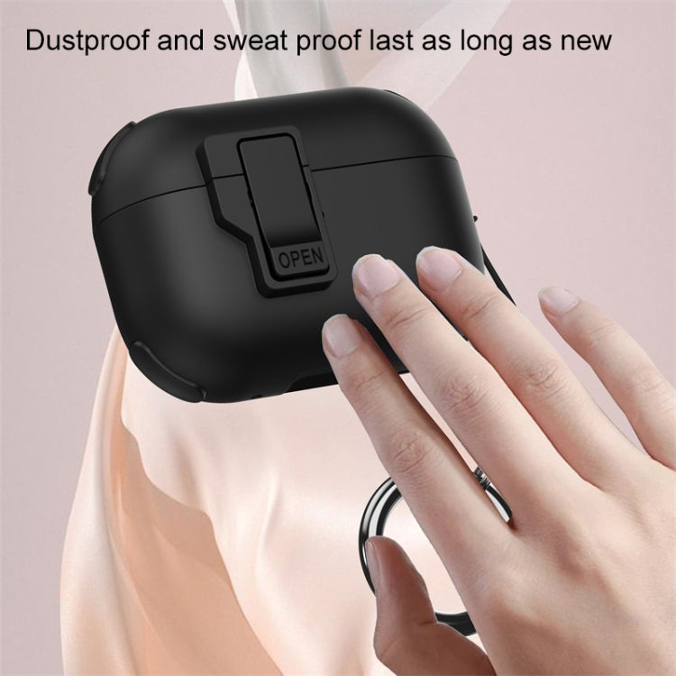 For AirPods Pro 2 Mechanical Switch Lock Bluetooth Earphone Protective Case