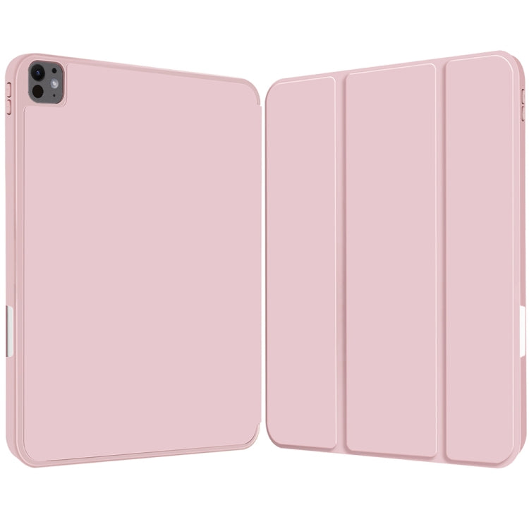 For iPad Pro 13 2025 / 2024 3-fold TPU Smart Leather Tablet Case with Pen Slot