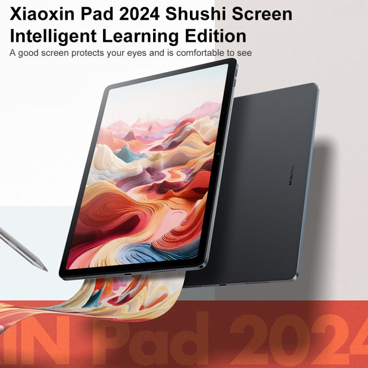 Lenovo Xiaoxin Pad 2024 Paperlike Screen Learning Version 11 inch WiFi Tablet, 8GB+128GB, Android 13, Qualcomm Snapdragon 685 Octa Core, Support Face Identification - Dark Grey