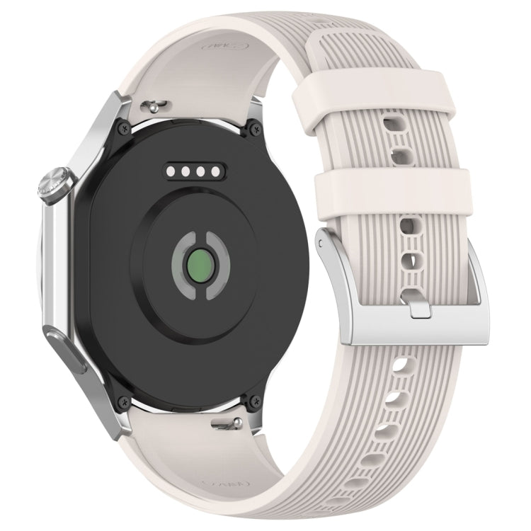 For OPPO Watch X2 Vertical Texture Silicone Watch Band