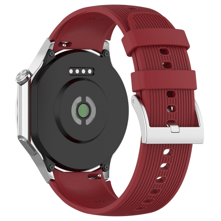 For OPPO Watch X2 Vertical Texture Silicone Watch Band
