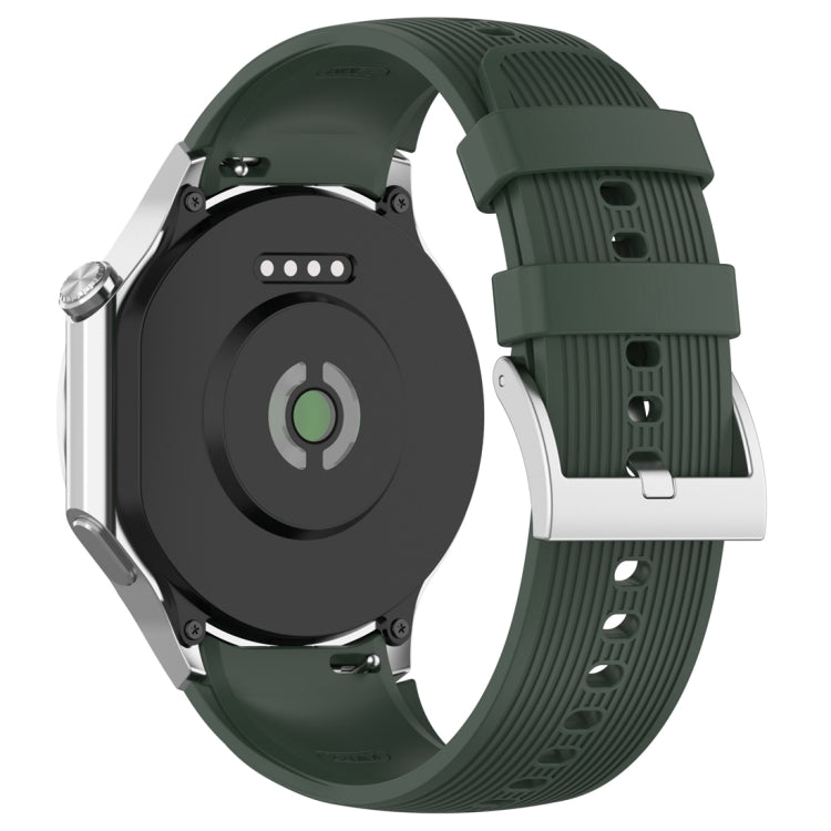 For OPPO Watch X2 Vertical Texture Silicone Watch Band