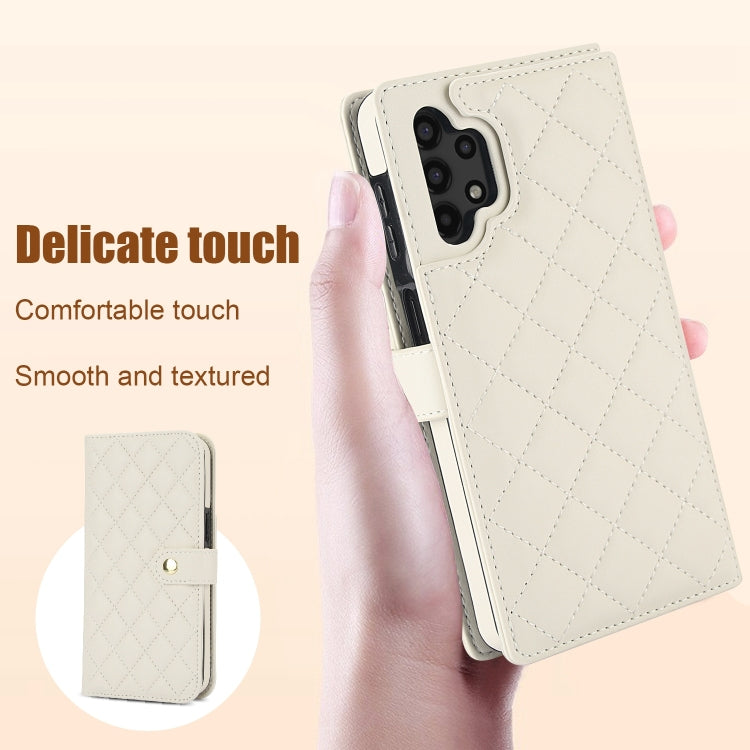For Samsung Galaxy A13 4G/5G Crossbody Multifunction Rhombic Leather Phone Case