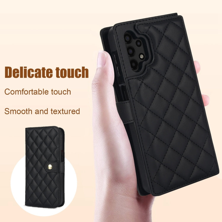 For Samsung Galaxy A13 4G/5G Crossbody Multifunction Rhombic Leather Phone Case