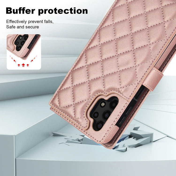 For Samsung Galaxy A13 4G/5G Crossbody Multifunction Rhombic Leather Phone Case
