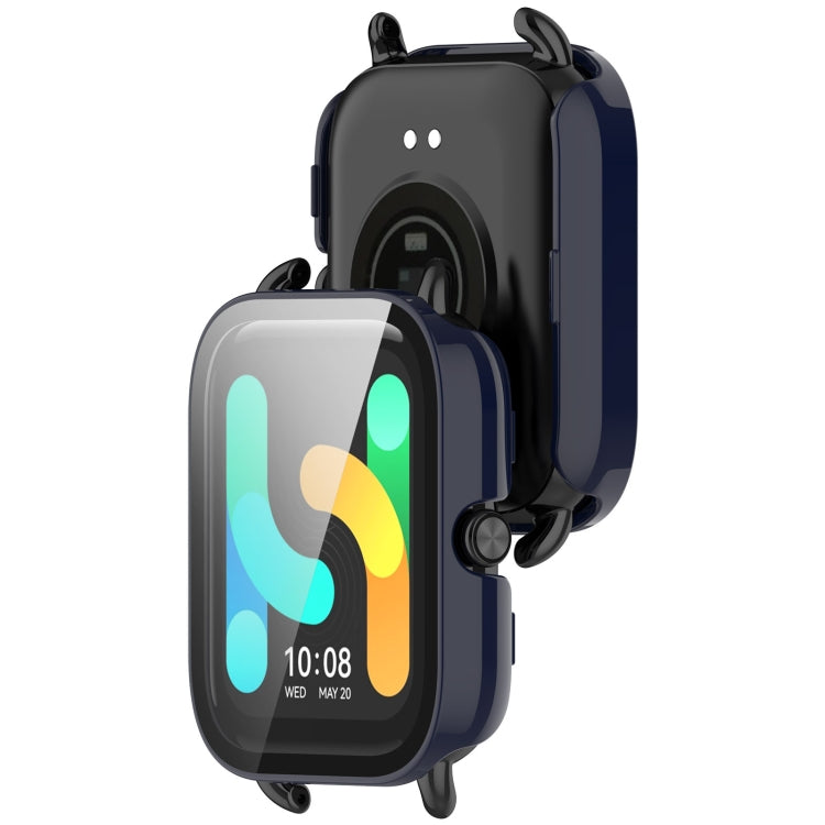 For Xiaomi HayLou GST/GST Lite/RS4 Plus PC + Tempered Film Integrated Watch Protective Case