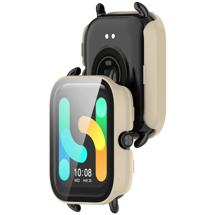 For Xiaomi HayLou GST/GST Lite/RS4 Plus PC + Tempered Film Integrated Watch Protective Case