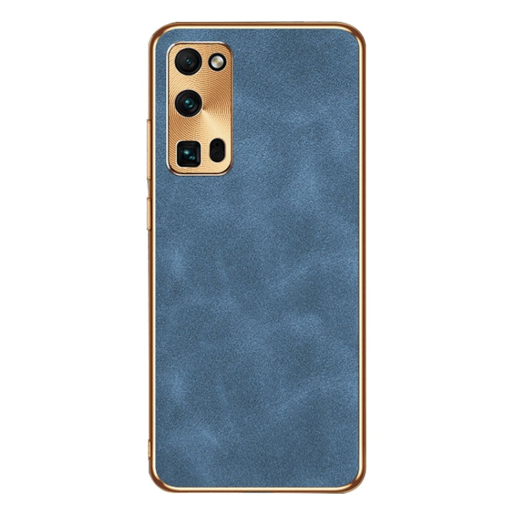 For Honor 30 Pro Electroplating Lambskin Leather Phone Case