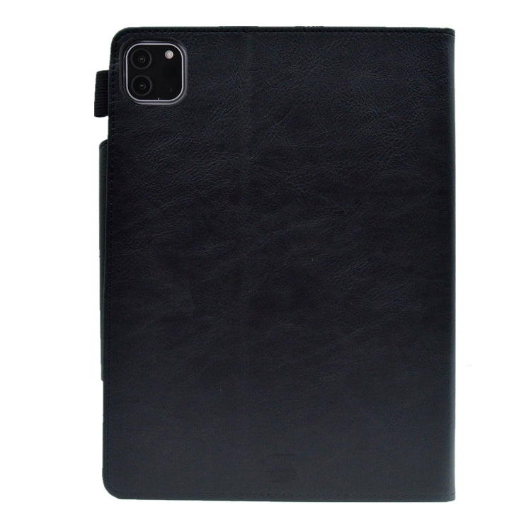 For iPad Pro 11 2025 / 2024 Suede Cross Texture Magnetic Clasp Leather Smart Tablet Case