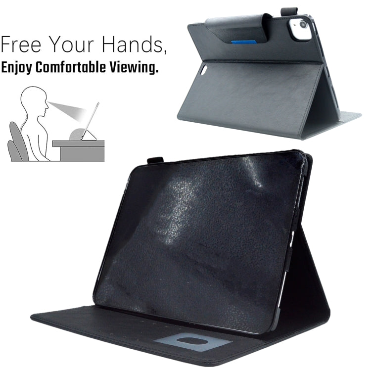 For iPad Pro 11 2025 / 2024 Suede Cross Texture Magnetic Clasp Leather Smart Tablet Case