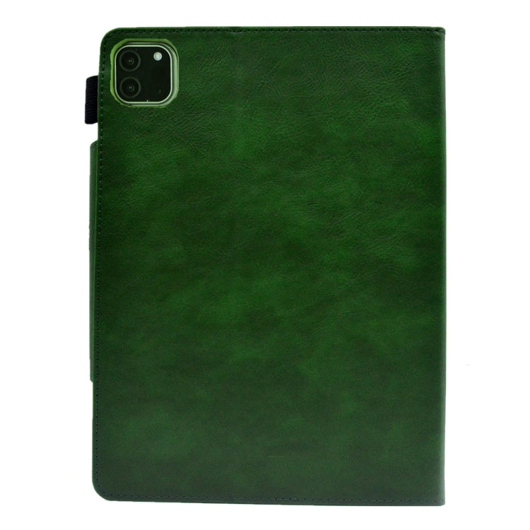 For iPad Pro 11 2025 / 2024 Suede Cross Texture Magnetic Clasp Leather Smart Tablet Case