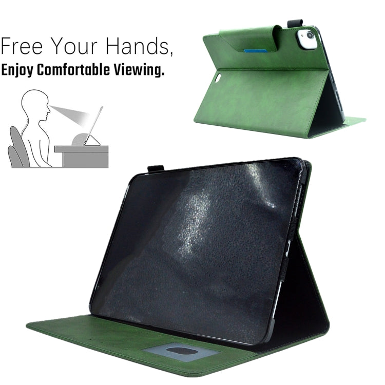 For iPad Pro 11 2025 / 2024 Suede Cross Texture Magnetic Clasp Leather Smart Tablet Case