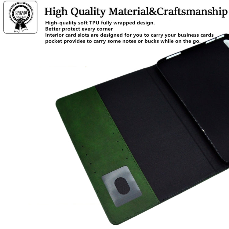 For iPad Pro 11 2025 / 2024 Suede Cross Texture Magnetic Clasp Leather Smart Tablet Case