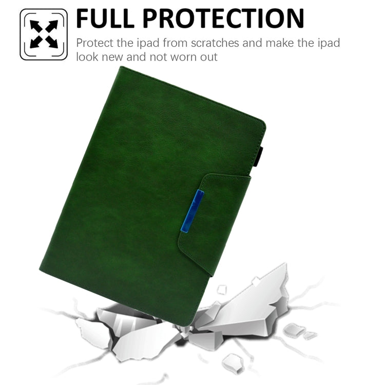 For iPad Pro 11 2025 / 2024 Suede Cross Texture Magnetic Clasp Leather Smart Tablet Case