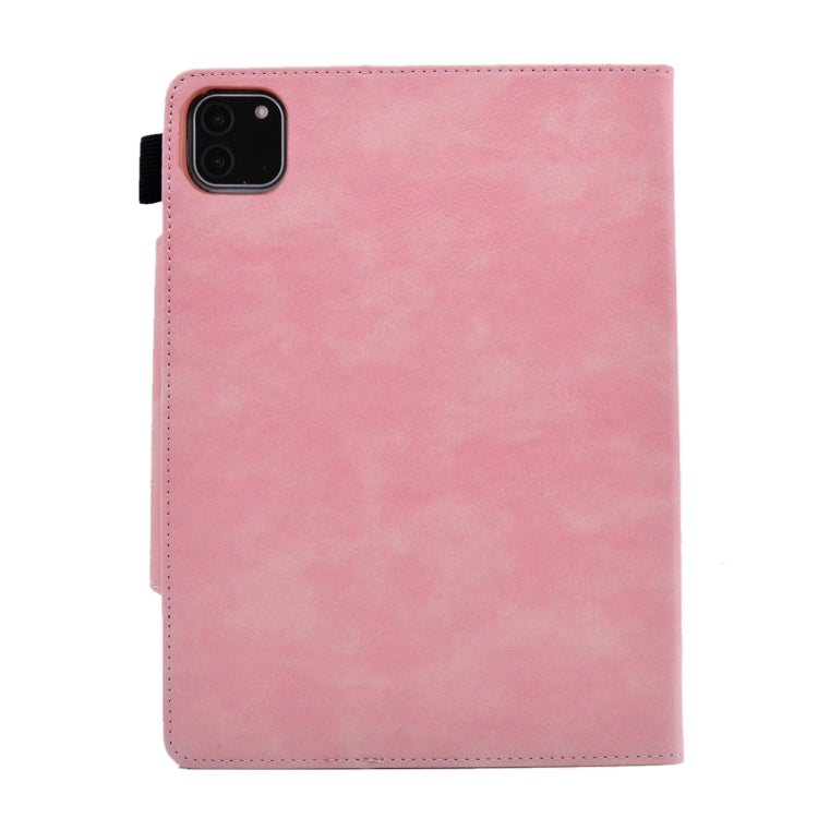 For iPad Pro 11 2025 / 2024 Suede Cross Texture Magnetic Clasp Leather Smart Tablet Case