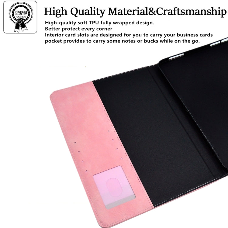 For iPad Pro 11 2025 / 2024 Suede Cross Texture Magnetic Clasp Leather Smart Tablet Case