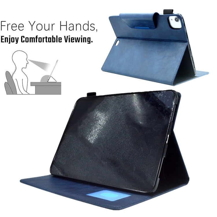 For iPad Pro 11 2025 / 2024 Suede Cross Texture Magnetic Clasp Leather Smart Tablet Case