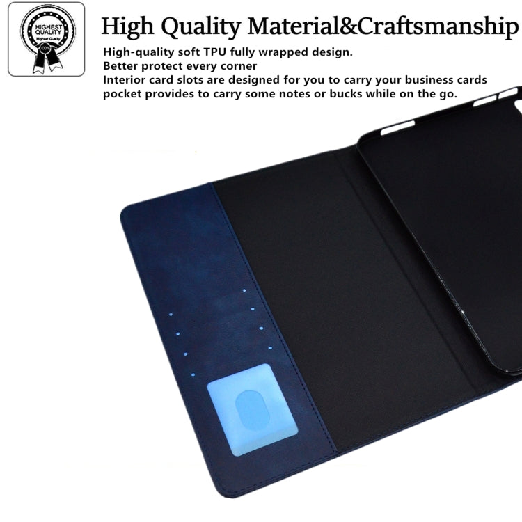 For iPad Pro 11 2025 / 2024 Suede Cross Texture Magnetic Clasp Leather Smart Tablet Case