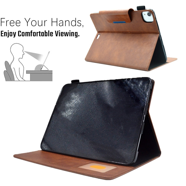 For iPad Pro 11 2025 / 2024 Suede Cross Texture Magnetic Clasp Leather Smart Tablet Case