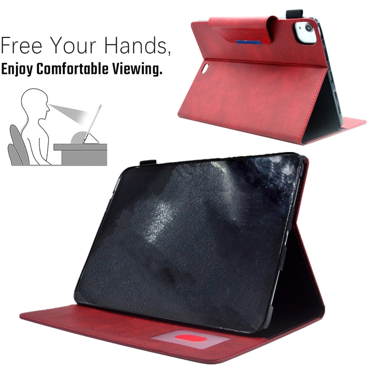 For iPad Pro 11 2025 / 2024 Suede Cross Texture Magnetic Clasp Leather Smart Tablet Case