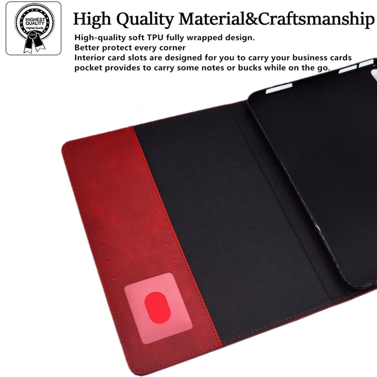 For iPad Pro 11 2025 / 2024 Suede Cross Texture Magnetic Clasp Leather Smart Tablet Case