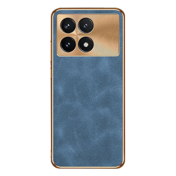 For Xiaomi Redmi K70 Pro Electroplating Lambskin Leather Phone Case