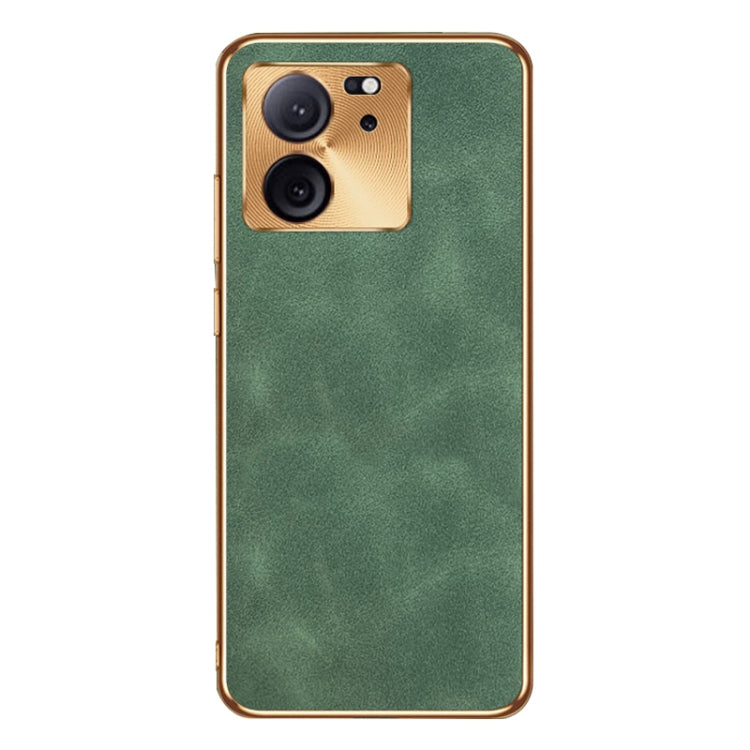 For Xiaomi Redmi K60 Ultra Electroplating Lambskin Leather Phone Case