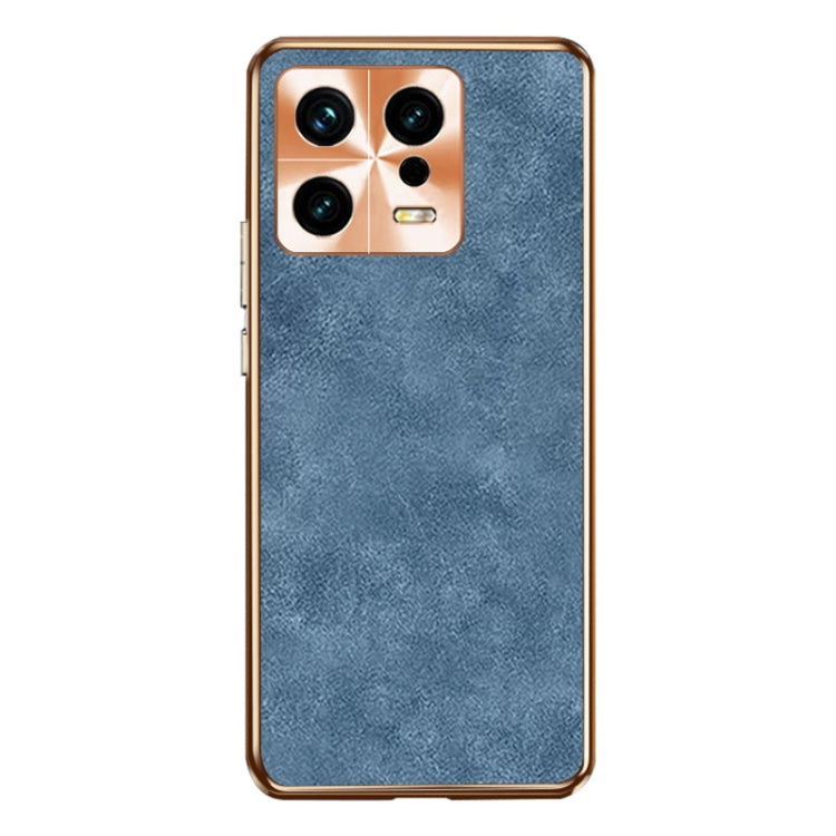For Xiaomi 13 Pro Electroplating Lambskin Leather Phone Case