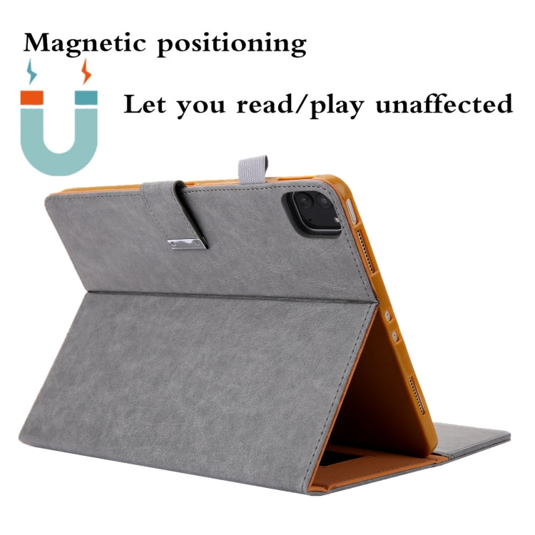 For iPad Pro 11 2025 / 2024 Business Style Horizontal Flip Leather Smart Tablet Case with Holder