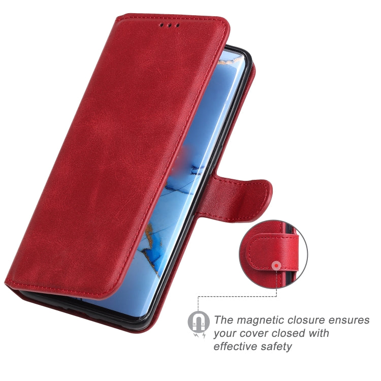 For OPPO Reno3 Pro 5G / Find X2 Neo Classic Calf Texture PU + TPU Horizontal Flip Leather Case, with Holder & Card Slots & Wallet