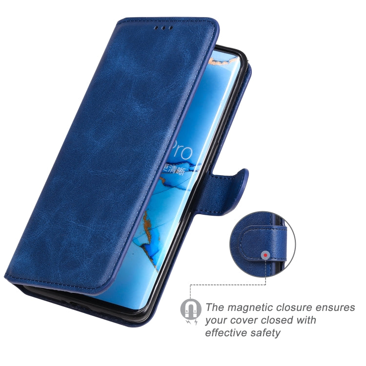For OPPO Reno3 Pro 5G / Find X2 Neo Classic Calf Texture PU + TPU Horizontal Flip Leather Case, with Holder & Card Slots & Wallet