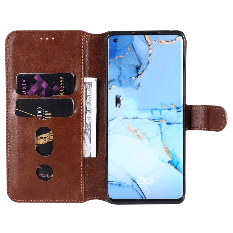 For OPPO Reno3 Pro 5G / Find X2 Neo Classic Calf Texture PU + TPU Horizontal Flip Leather Case, with Holder & Card Slots & Wallet