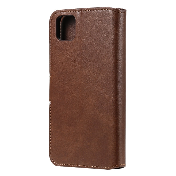 For Huawei Y5p (2020) Classic Calf Texture PU + TPU Horizontal Flip Leather Case, with Holder & Card Slots & Wallet