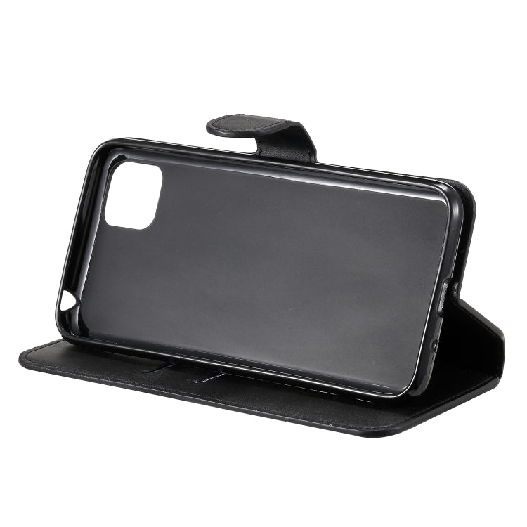 For Huawei Y5p (2020) Classic Calf Texture PU + TPU Horizontal Flip Leather Case, with Holder & Card Slots & Wallet