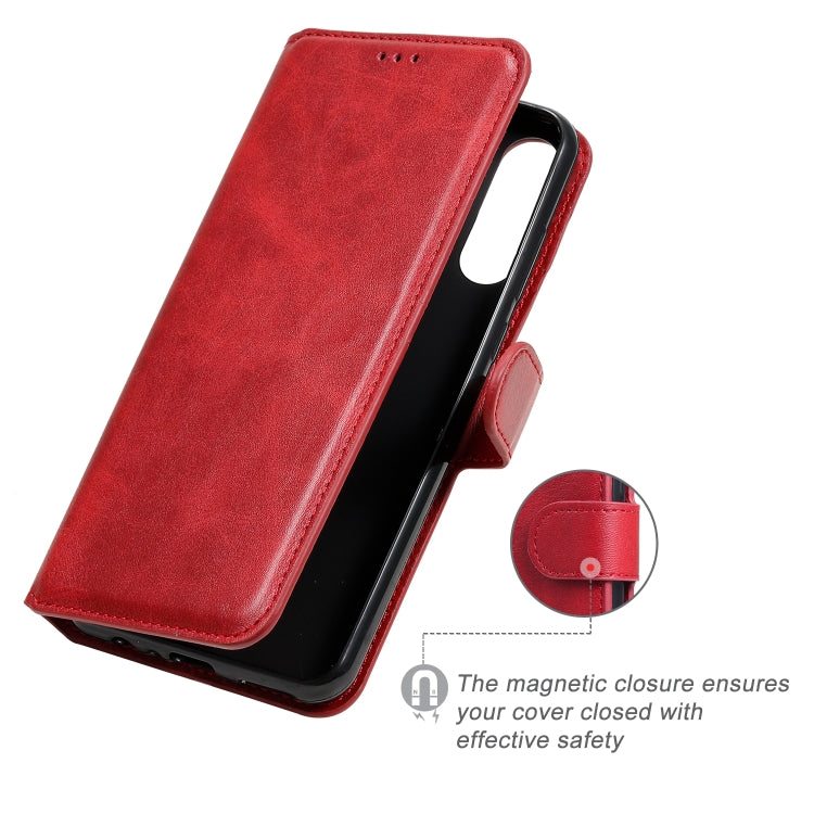 For Huawei Y6p (2020) Classic Calf Texture PU + TPU Horizontal Flip Leather Case, with Holder & Card Slots & Wallet